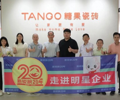 糖果瓷磚榮獲第20屆新銳榜“優秀質感美學產品”，實力見證！