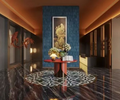 薩米特·靈感丨輕奢會所相遇瓷磚藝術，構筑非凡空間意境！